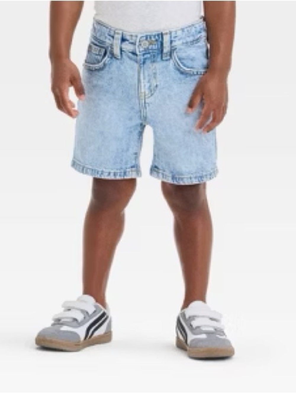 Cat & Jack Light Wash Denim Jean Shorts
